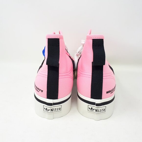 Adidas x Hello Kitty Nizza Platform Mid Pink Glow Casual Shoe Sneaker Womens NEW - Picture 6 of 12